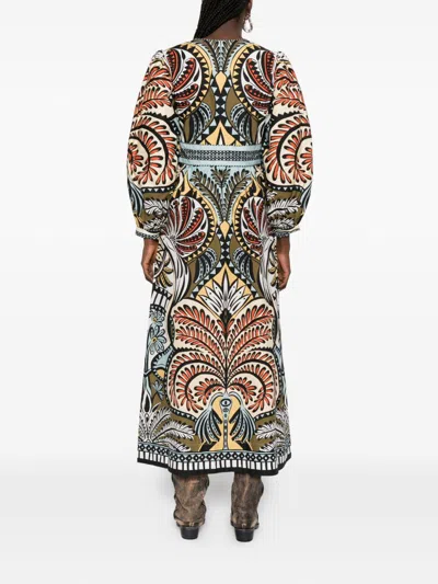 Farm Rio Balamana Dress Multi Floral Print