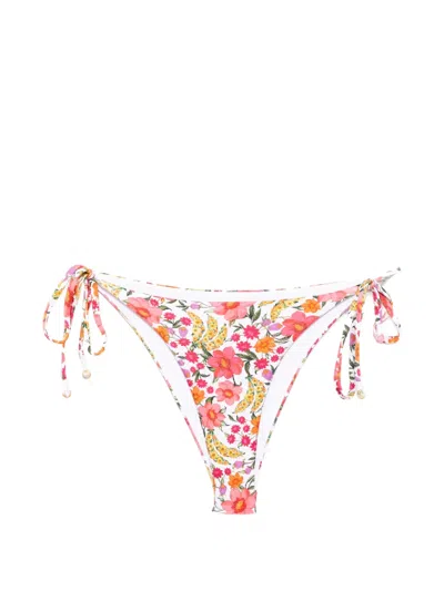 Farm Rio Banana Flowers Bikini Bottom In Multi