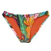 Farm Rio Banana Foliage Print Bikini Bottoms In Green