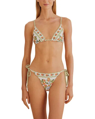 Farm Rio Banana Vitamin Tie Side Bikini Bottom In Multi