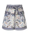 Farm Rio Belt Loop Shorts In Multi
