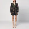 Farm Rio Ravenala Floral-print Cotton-poplin Mini Dress