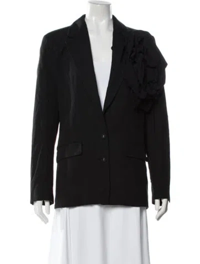 Pre-owned Farm Rio Blazer In Black