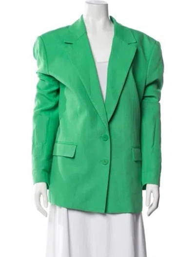 Pre-owned Farm Rio Blazer In Green