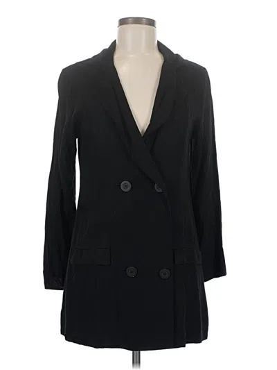 Pre-owned Farm Rio Blazer Jacket In Black