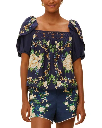 Farm Rio Blouse In Blue