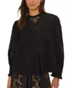 Farm Rio Blouse In Black