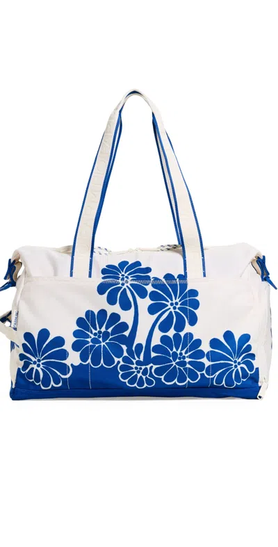 Farm Rio Blue Flower Duffel Multi