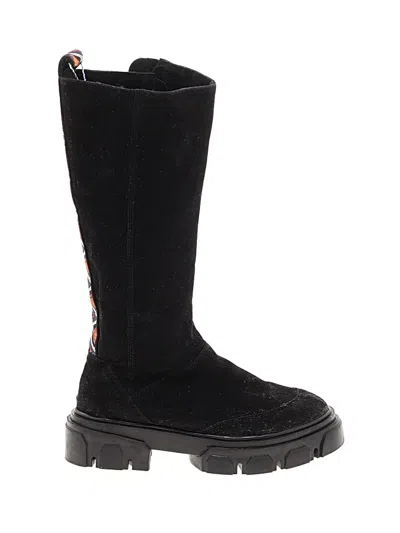 Pre-owned Farm Rio Boots In Black