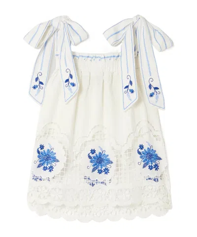 Farm Rio Bow Vest In White