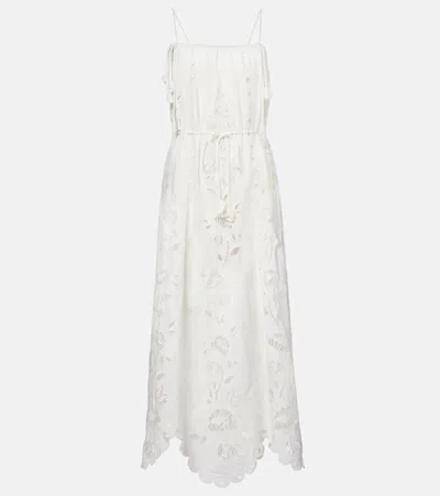 Farm Rio Broderie Anglaise Maxi Dress