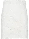 Farm Rio Broderie-anglaise Mini Skirt In White