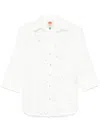 Farm Rio Broderie-anglaise Shirt In White