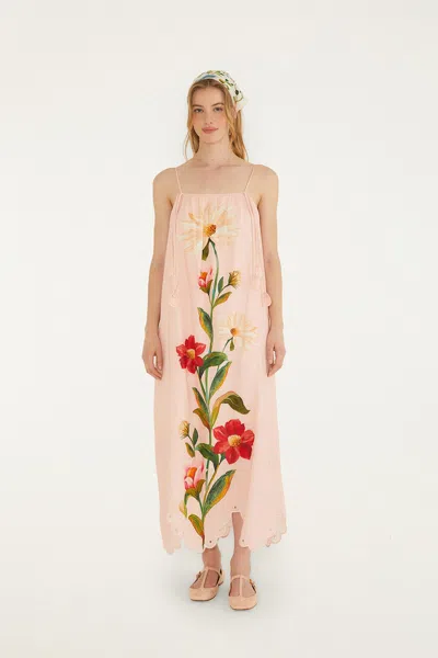 Farm Rio Bromelia Dress In Animal Print