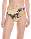 Farm Rio Calme Absolu Mandacaru Floral Bikini Bottom In Multi