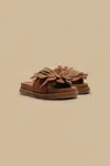 Farm Rio Camel Monstera Slide Sandal