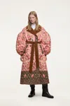 Farm Rio Cami Quilted Jacket In Pink