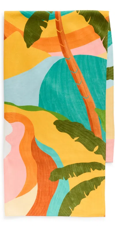 Farm Rio Carioca Landscape Towel Multi