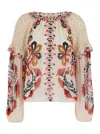 Farm Rio Cashew Mandala Blouse In Multicolor