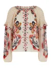 Farm Rio Cashew Mandala Blouse In Multicolor