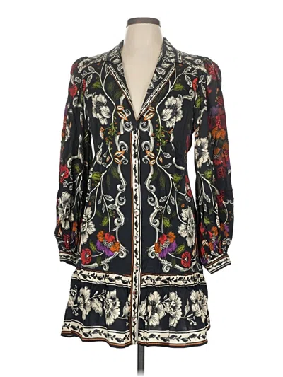 Pre-owned Farm Rio Casual Dress In Black