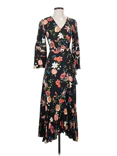 Pre-owned Farm Rio Casual Dress In Black