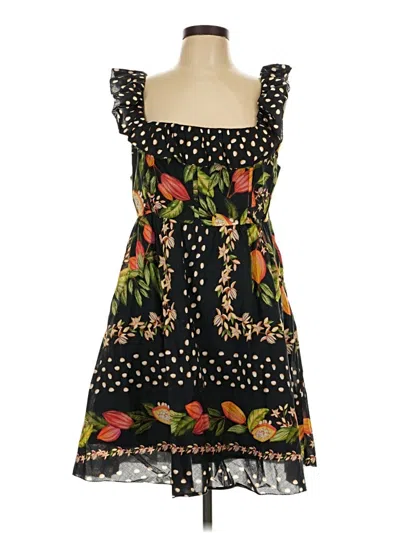 Pre-owned Farm Rio Casual Dress In Black