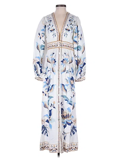 Pre-owned Farm Rio Casual Dress In Blue