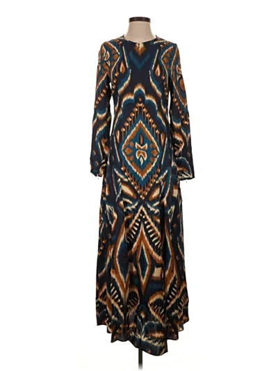 Pre-owned Farm Rio Casual Dress In Blue