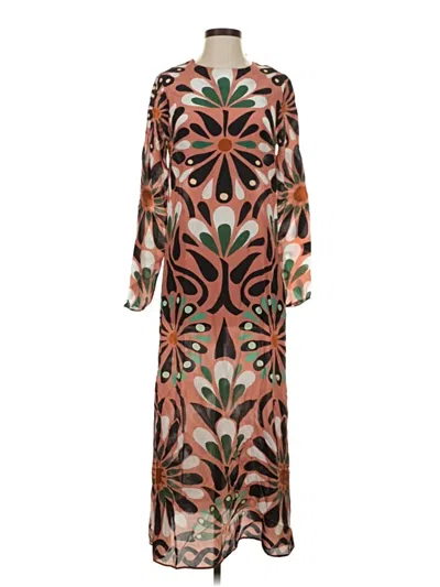 Farm Rio Casual Dress In Brown