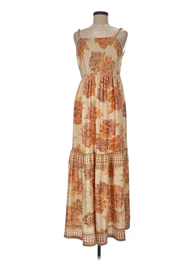 Pre-owned Farm Rio Casual Dress In Brown
