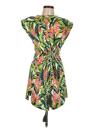 Pre-owned Farm Rio Casual Dress In Green