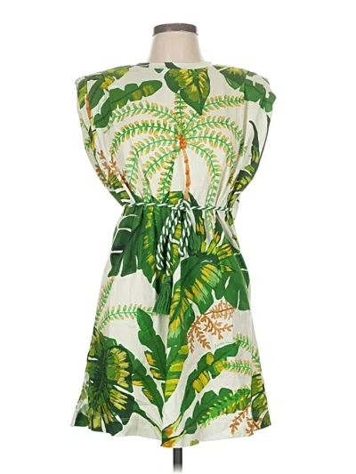 Pre-owned Farm Rio Casual Dress In Green