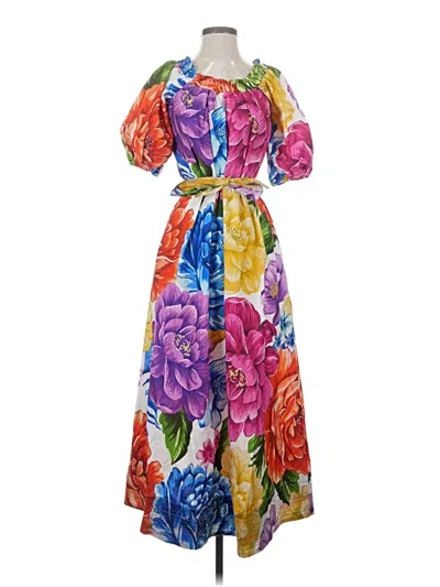 Pre-owned Farm Rio Casual Dress In Orange