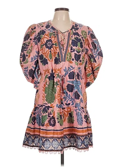 Pre-owned Farm Rio Casual Dress In Orange