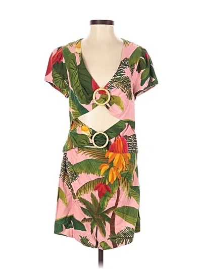 Pre-owned Farm Rio Casual Dress In Pink