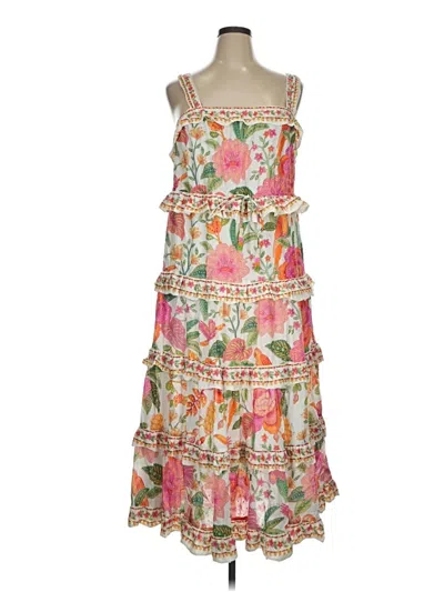 Pre-owned Farm Rio Casual Dress In Pink