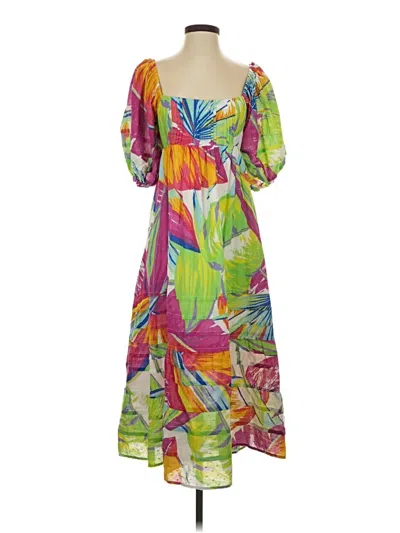 Pre-owned Farm Rio Casual Dress In Pink