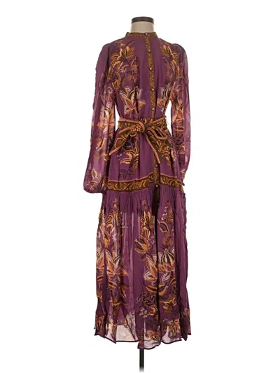 Pre-owned Farm Rio Casual Dress In Purple