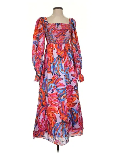 Pre-owned Farm Rio Casual Dress In Red