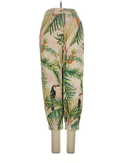 Pre-owned Farm Rio Casual Pants In Gold