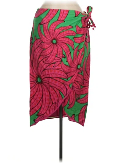 Pre-owned Farm Rio Casual Skirt In Red
