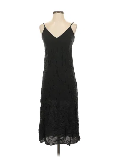 Pre-owned Farm Rio Cocktail Dress In Black