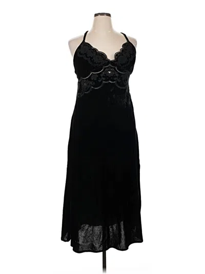 Pre-owned Farm Rio Cocktail Dress In Black