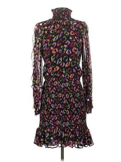 Pre-owned Farm Rio Cocktail Dress In Black