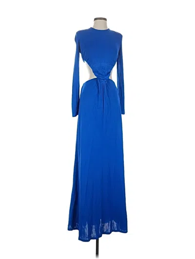 Pre-owned Farm Rio Cocktail Dress In Blue