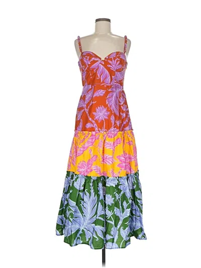 Farm Rio Cocktail Dress In Orange