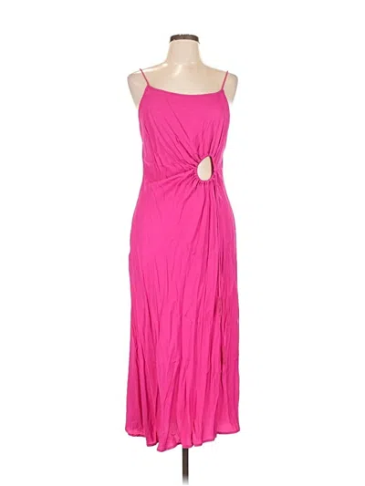 Pre-owned Farm Rio Cocktail Dress In Pink