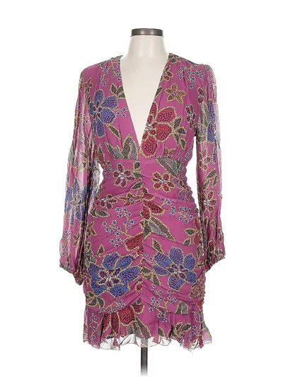 Pre-owned Farm Rio Cocktail Dress In Purple
