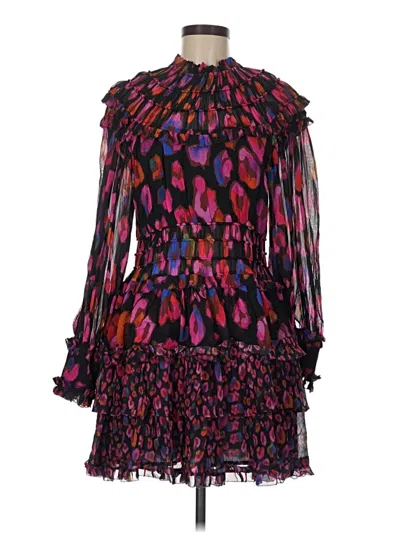 Pre-owned Farm Rio Cocktail Dress In Purple